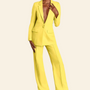 Business 2-teiliger Anzug mit Jacke und weitem Hose - Sophia