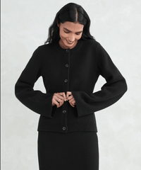 Weicher Knopf-Pullover - Eveline