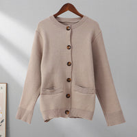 Weicher Knopf-Pullover - Eveline