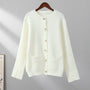 Weicher Knopf-Pullover - Eveline