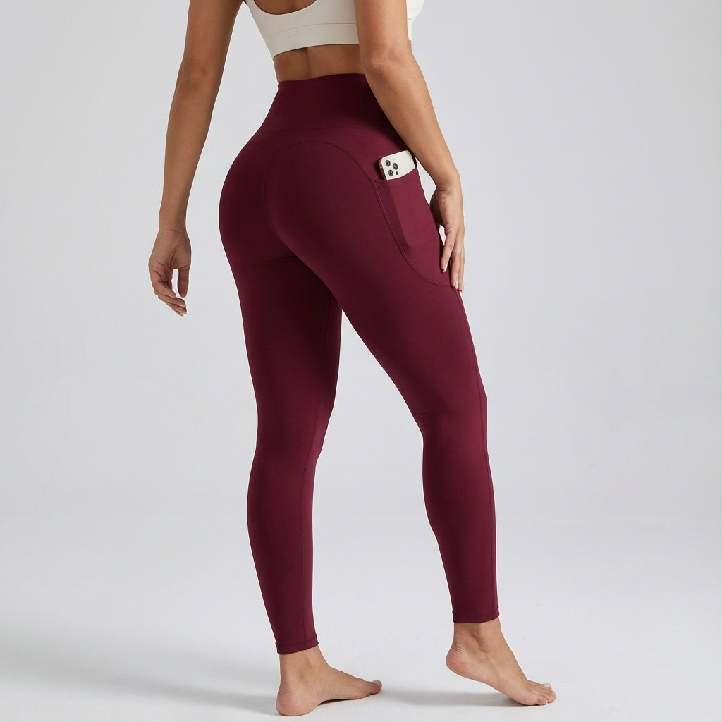 Nahtlose Fitnessleggings Mit Taschen - Lillian