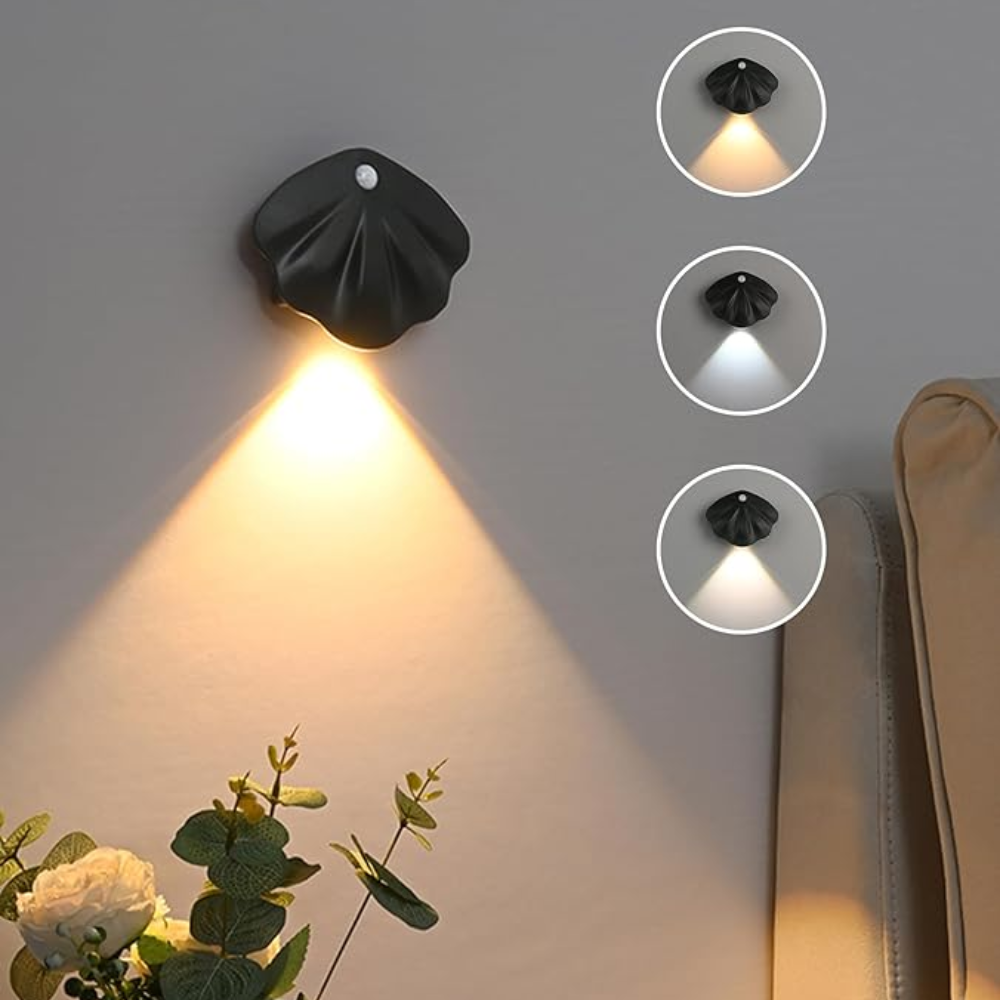 Intelligente Muschel-Bewegungssensorlampe - LumiMotion