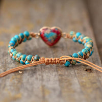 Liefdesband Jaspis Armband - Amélie