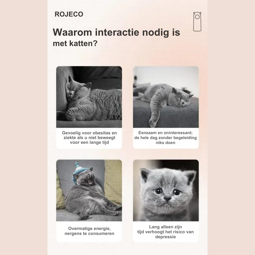 Interaktives Laser-Katzenspielzeug - LaserPaw