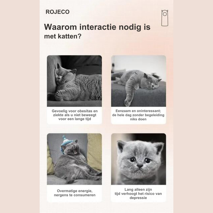 Interaktives Laser-Katzenspielzeug - LaserPaw