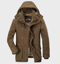 Warmer Herren-Wintermantel mit Kapuze - Andreas