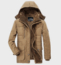 Warmer Herren-Wintermantel mit Kapuze - Andreas