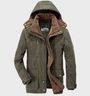 Warmer Herren-Wintermantel mit Kapuze - Andreas