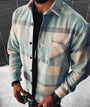 Unisex Oversize Hemd kariert mit langen Ärmeln & modernem Design – Elvano