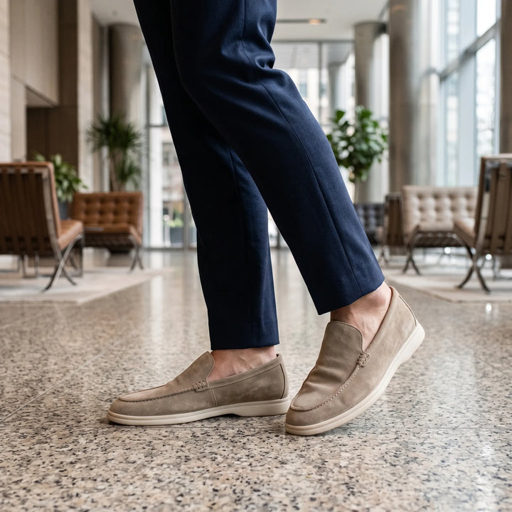 Nette Heren Loafers met Klassieke Stiksels