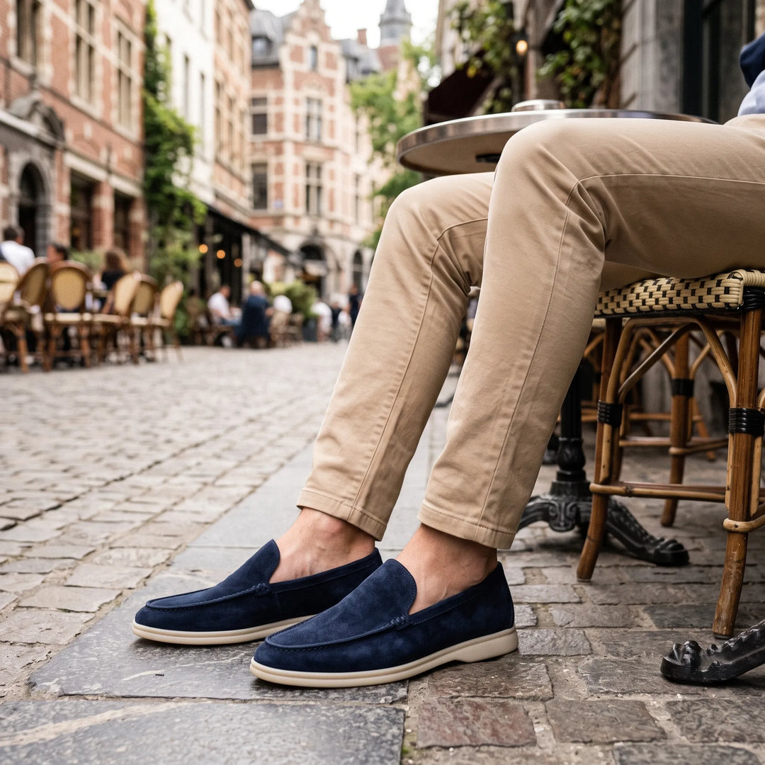 Nette Heren Loafers met Klassieke Stiksels