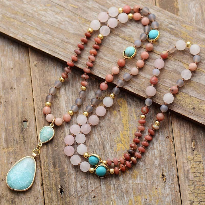 Tiefenreinigende Pastell-Mala-Kette - Aurielle