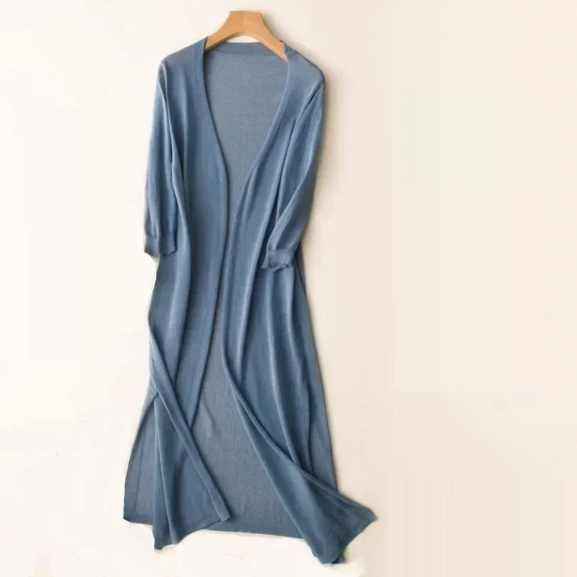 Dames lange mouw vest - Elda