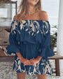 Trendiges Boho-Minikleid mit Off-Shoulder-Design und luftiger Passform - Ysa