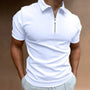 Hugo Inspiriertes Design | Herren-Poloshirt mit Reißverschluss