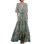 Sommerkleid - Lola | Luxuriöses Kleid mit Taillengürtel