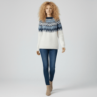 Nordisch Inspirierter Winterstrickpullover - Paula
