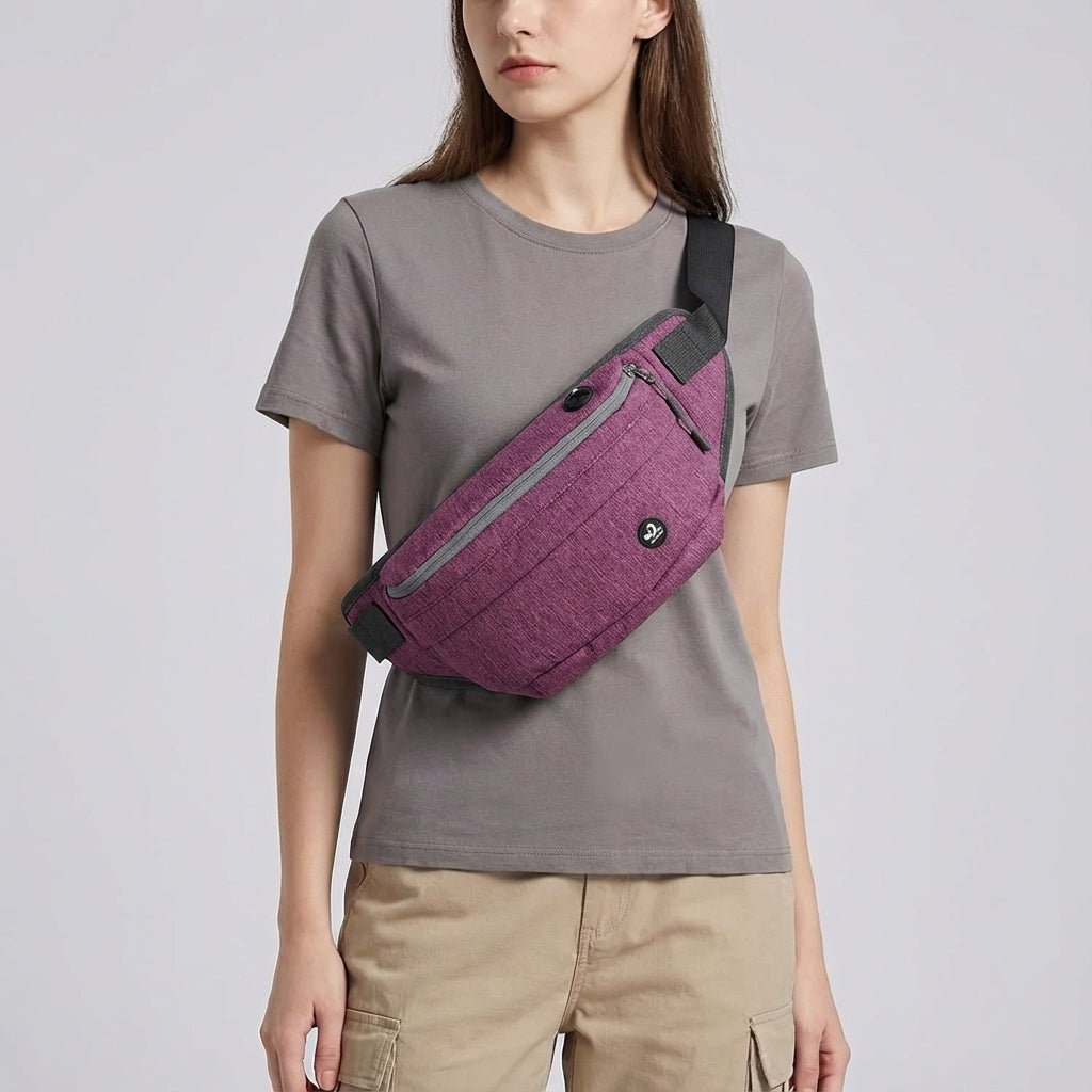 Nylon Multi Pocket Sling Tas - FlexSling