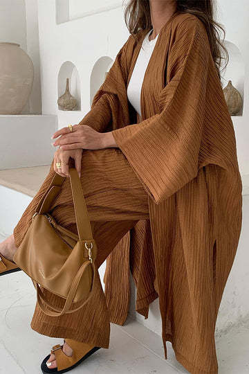 Zweiteiliges Relax-Set mit Jacke und Hose – Alizéa