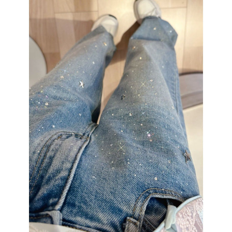 Damen-Glitzerjeans für einen funkelnden Look - Jade