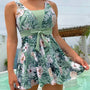 Trendiger Tankini mit Print und Rockstil-Schlitz – Zamira