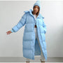 Stilvolle lange Damen-Daunenjacke - Elise