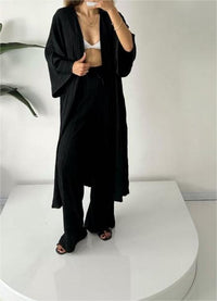 Zweiteiliges Relax-Set mit Jacke und Hose – Alizéa