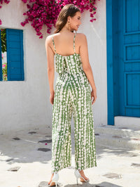 Two-piece Green Set with Loose Blouse and Pants – Naëlle