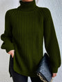 Trendiger gestrickter Damenrollkragenpullover - Esmée