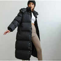 Stilvolle lange Damen-Daunenjacke - Elise