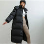 Stilvolle lange Damen-Daunenjacke - Elise