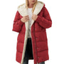 Wendbare Baumwoll Damen Winterjacke mit Kapuze - Nina