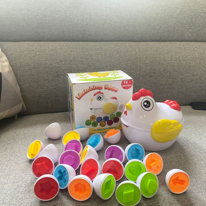 Buntes und lehrreiches Eier-Set - ColorMatch