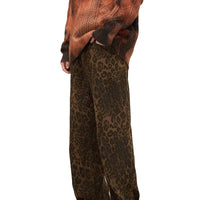 Trendige Jeans mit Leopardenmuster - Layla