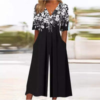 Luchtige & Stijlvolle Dames Jumpsuit met Wijde Pijpen – Elina