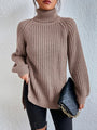 Trendiger gestrickter Damenrollkragenpullover - Esmée