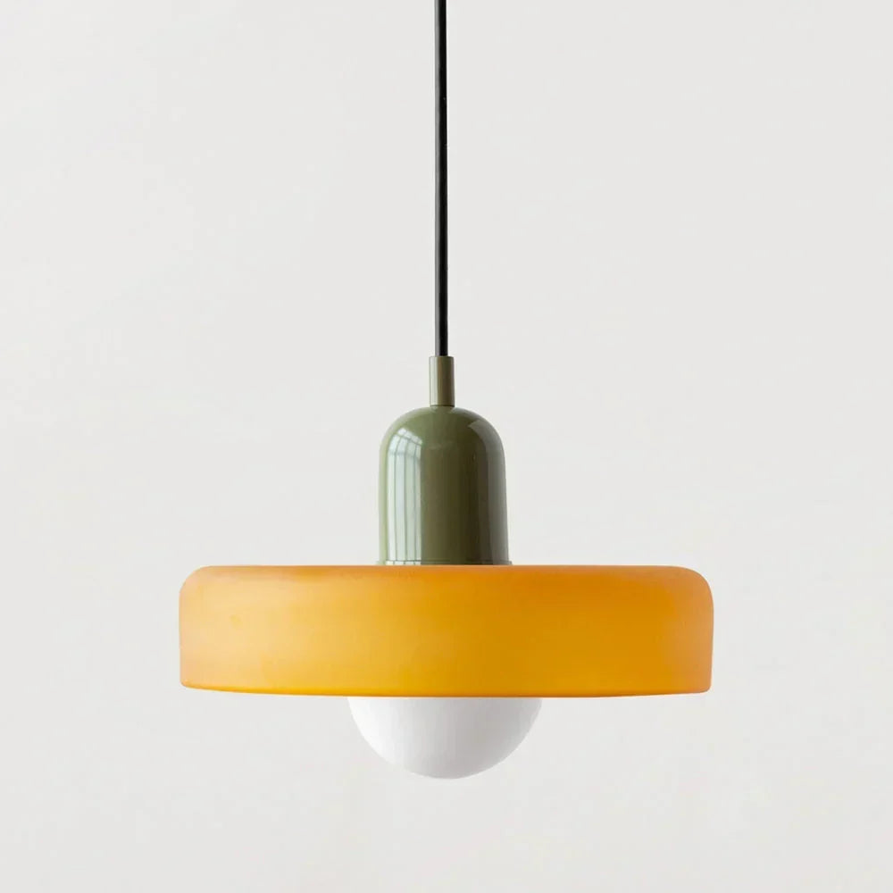 Bauhaus Stained Glass Pendant Lamp 13