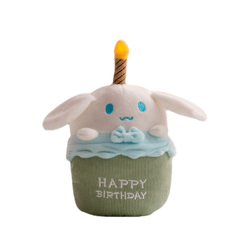 Musikalischer Geburtstagskuchen-Kuscheltier mit Licht und Ton - GlowCake