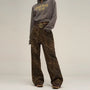 Trendige Jeans mit Leopardenmuster - Layla