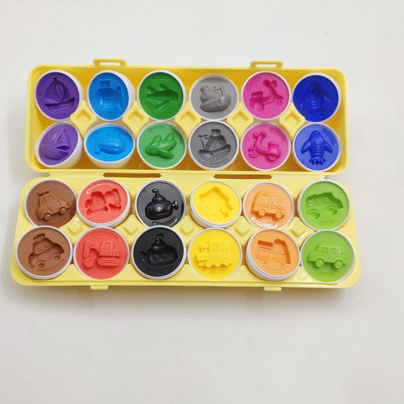 Buntes und lehrreiches Eier-Set - ColorMatch