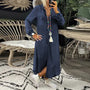 Modisches Jeanskleid mit Knopfleiste und Taschen – Isaline