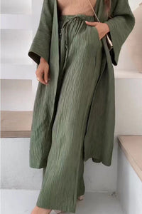 Zweiteiliges Relax-Set mit Jacke und Hose – Alizéa