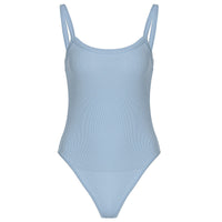 Gerippter Damen-Body mit Slimfit-Schnitt – Nea