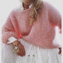 Oversized gehäkelter Damenpullover – Freja