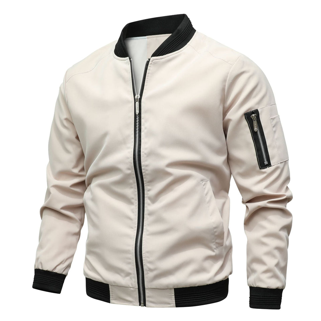Herren Bomberjacke mit Arm Tasche – Jaron