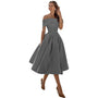 Schulterfreies & figurbetontes Satin-Party-Kleid - Mirella