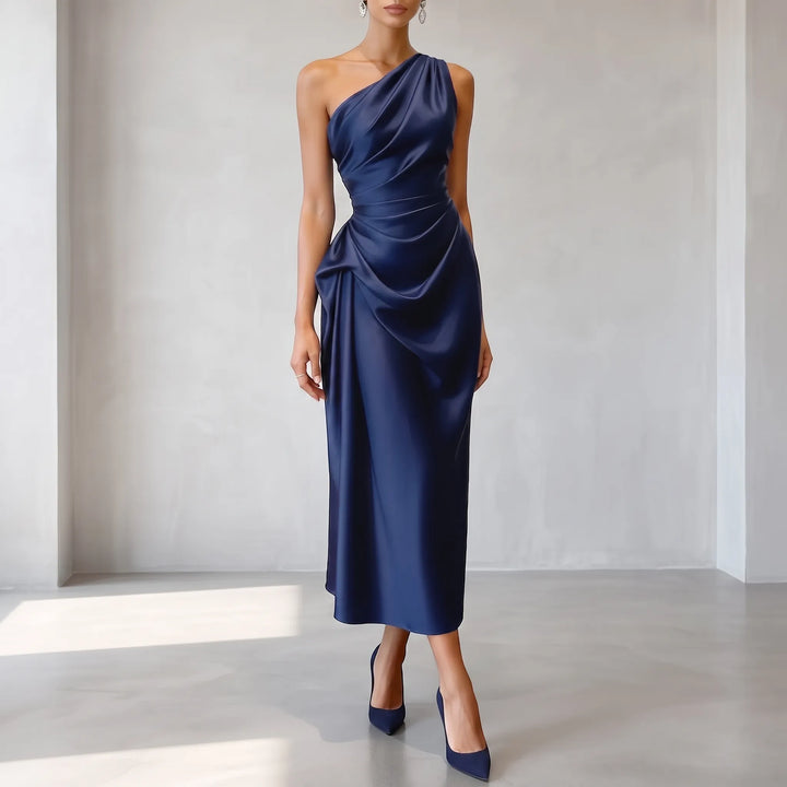One-Shoulder Avondjurk -  Minnie
