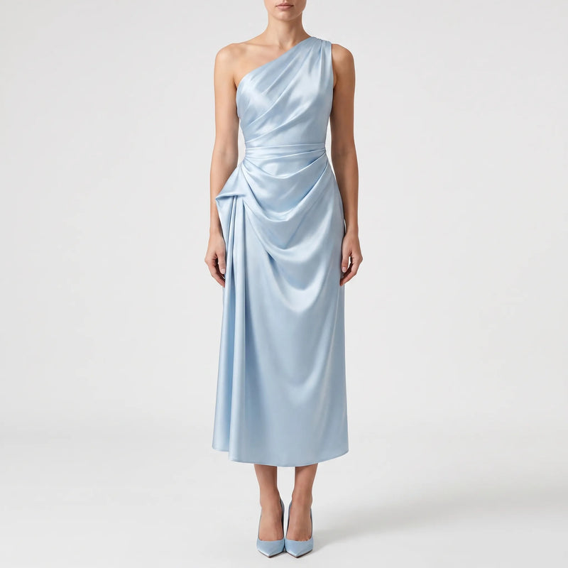 One-Shoulder Avondjurk -  Minnie