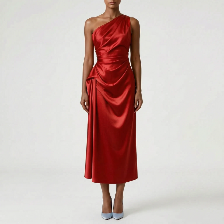 One-Shoulder Avondjurk -  Minnie