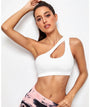 Stoßfester Yoga-BH | Mit sexy One-Shoulder-Look